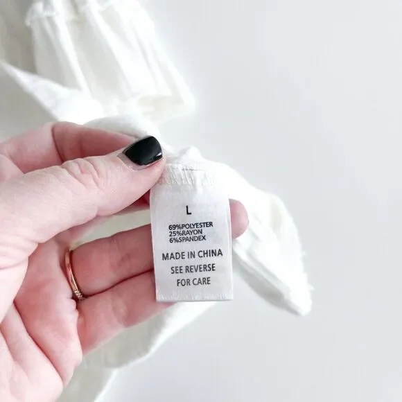 Wishlist // Ivory dress // NWOT // Size Large - Picture 4 of 8